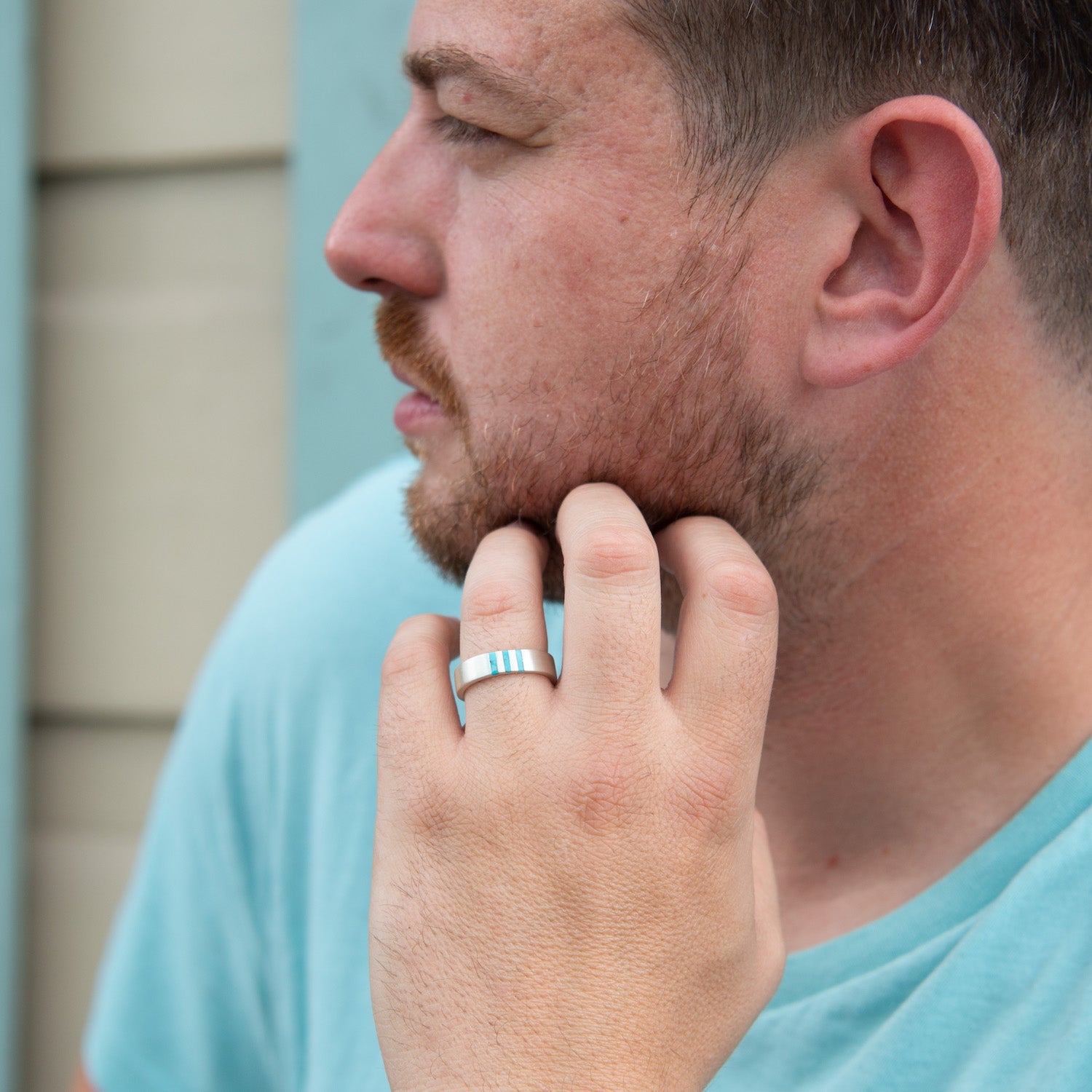 Spirit: Men's Trinity Pendant & Ring Set - Stainless Steel Religious Jewelry for Christian Gifts, Baptism & Everyday Wear