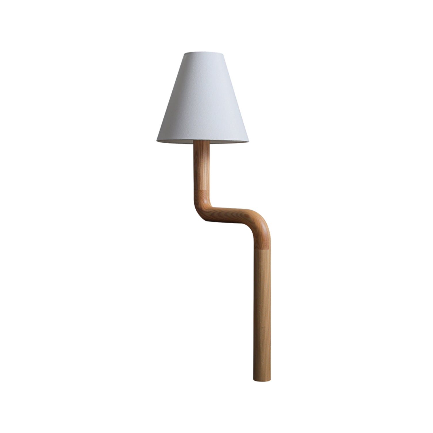 Handcrafted Bendable Wood Table Lamp - Adjustable Modern Desk Light for Home Office, Bedroom & Living Room Decor
