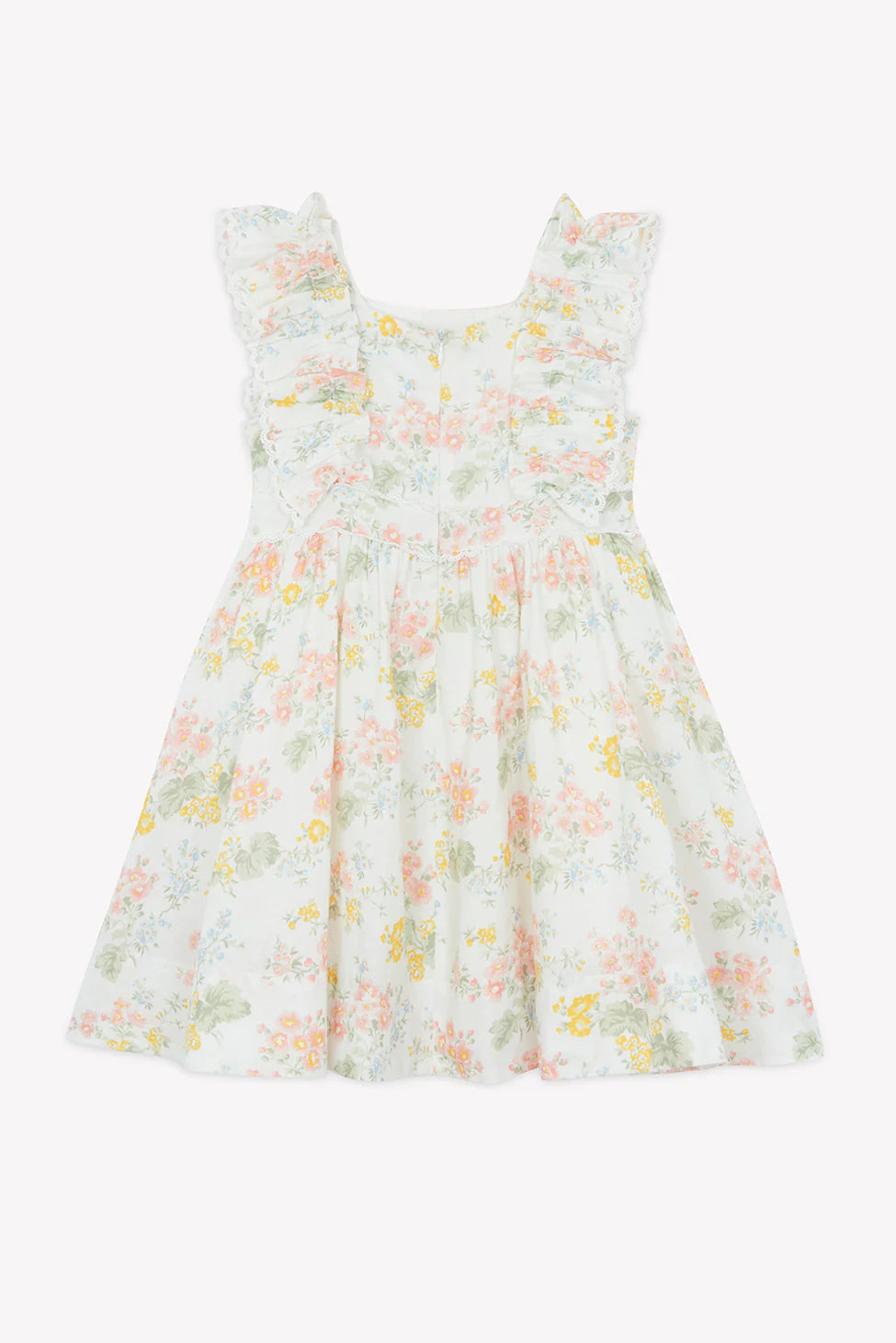 Floral Linen Dress for Women - Breathable Summer Maxi Dress by Tartine Et Chocolat | Perfect for Beach Vacations, Garden Parties & Casual Outings