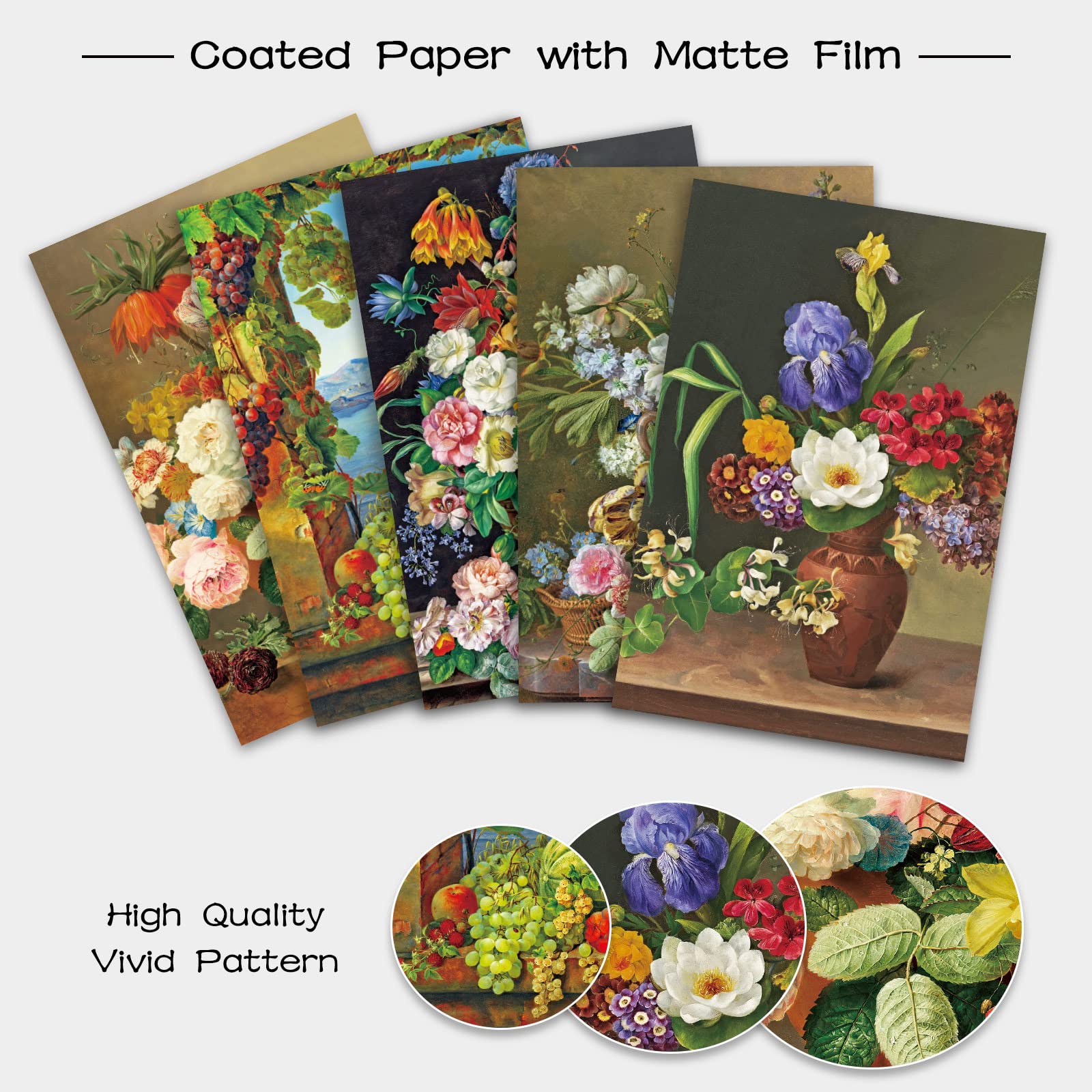 Berkin Arts 12-Pack All Occasion Greeting Cards Set with Envelopes - 4x6 Inch Floral Design Thank You Cards, Engagement Cards, Birthday Cards - Perfect for Wife, Friends & Family Gifts (Home Decor, Wedding Favors, Party Invitations)