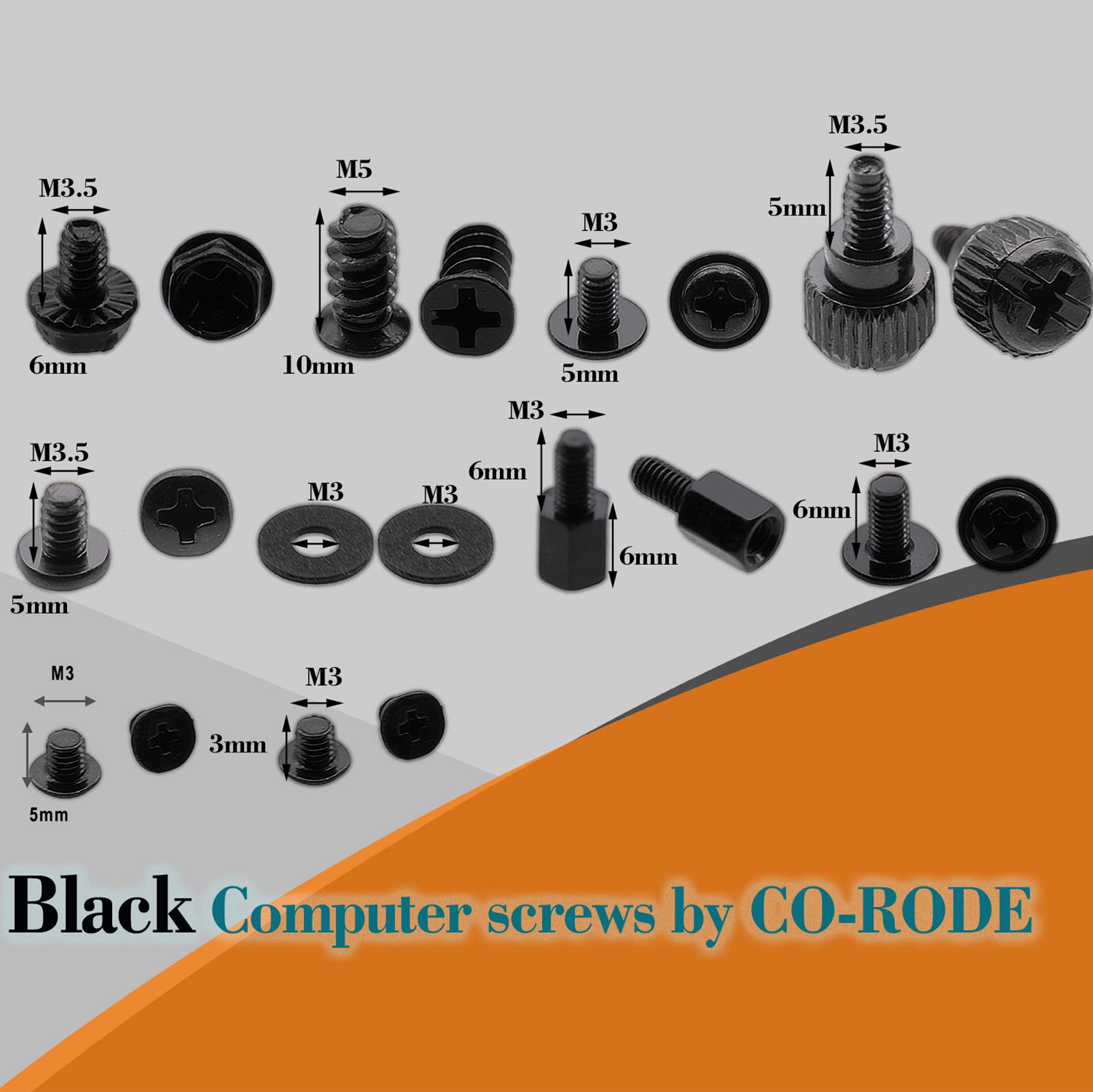 711pcs Motherboard Standoffs Screws Kit - SSD Screws, PC Computer Screw Set for Mainboard, HDD, SSD, Case, Fan, Power Supply & Graphics Card - Perfect for PC Building, Upgrades & Repairs