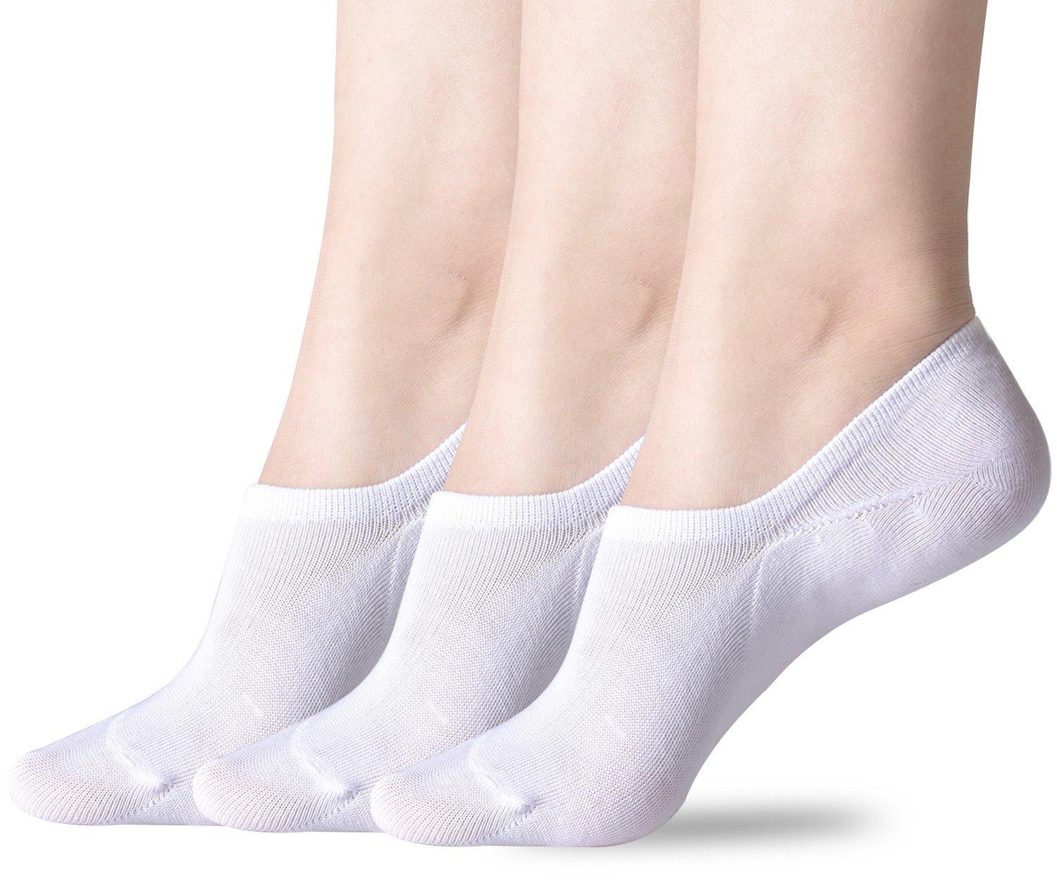 Women's No Show Socks - Non Slip Invisible Low Cut Liner Socks (3-15 Pairs) for Sneakers, Loafers & Boat Shoes | Breathable & Comfortable Everyday Wear