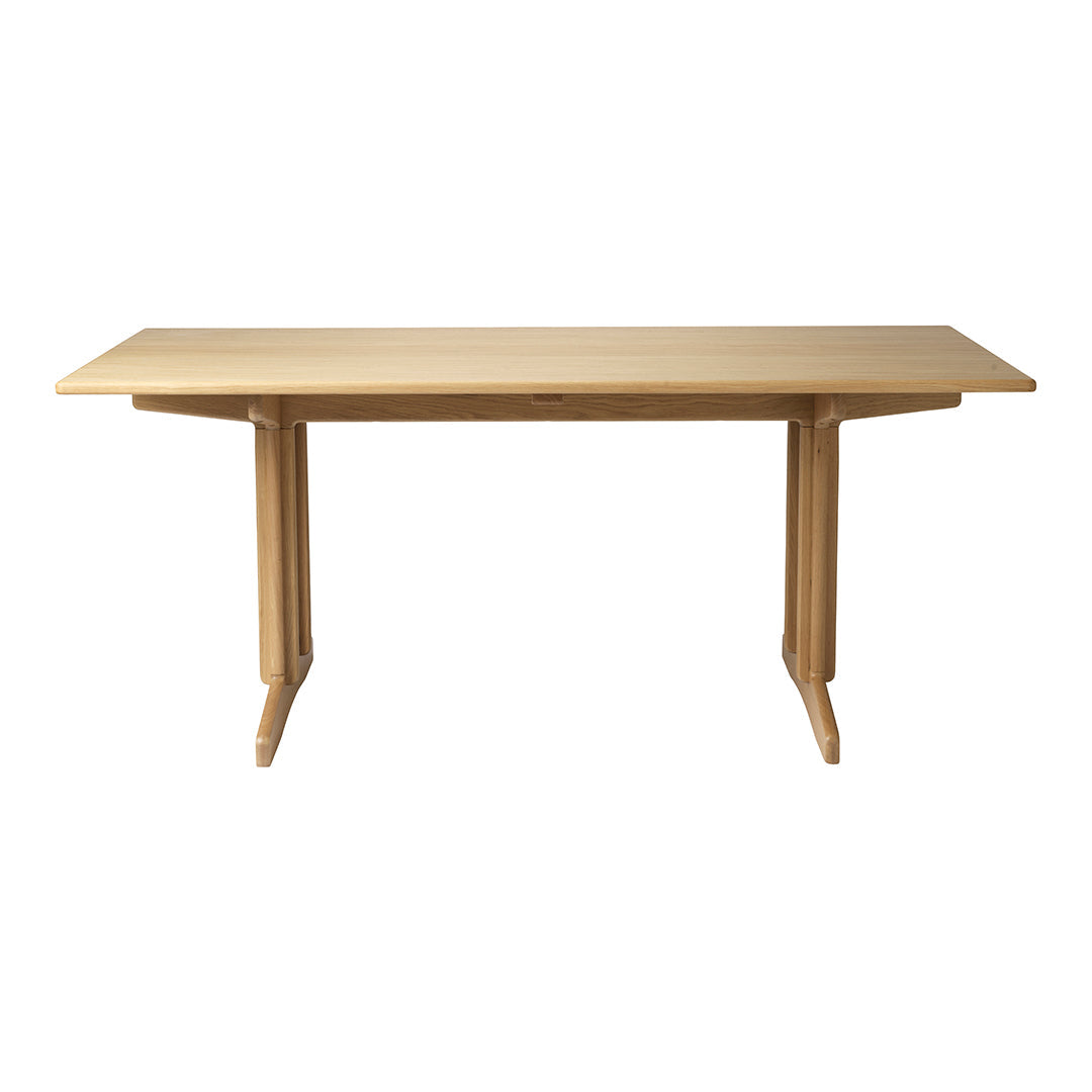 Modern C64 Shaker Rectangular Dining Table - Solid Wood Farmhouse Kitchen Table for 6-8 People - Perfect for Family Dinners, Entertaining Guests & Cozy Breakfasts