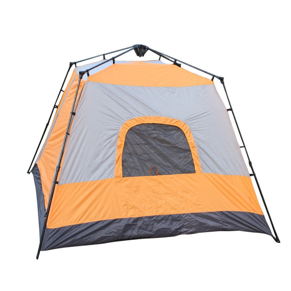 ZSMLB 5-8 Person Heavy Duty Camping Tent - Instant Pop Up Automatic Square Tent, Ultralight Waterproof Backpacking Tent for Hiking, Travel & Outdoor Adventures - Perfect for Family Camping, Backpacking Trips & Beach Outings