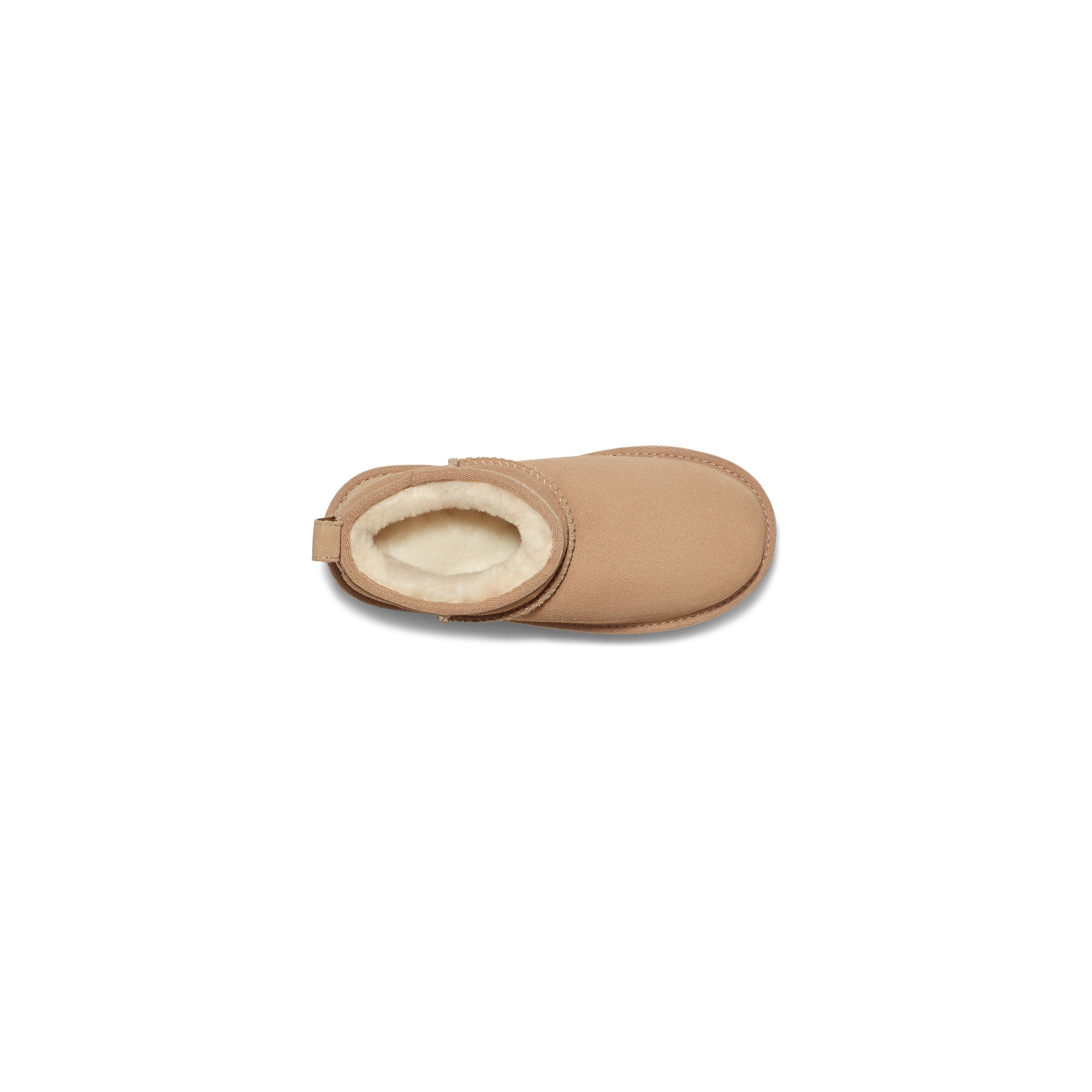 UGG Kid's Classic Ultra Mini Platform Boots in Sand - Warm & Comfortable Winter Shoes for Girls & Boys - Perfect for School, Outdoor Play & Cold Weather