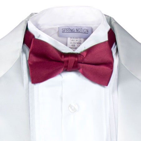 White- Burgundy