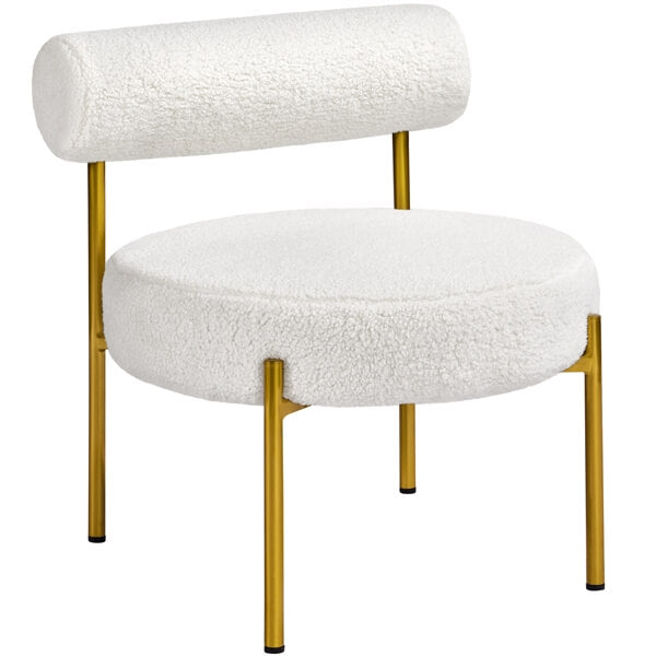 Yaheetech Modern Tufted Vanity Chair with Upholstered Seat - Elegant Makeup Dressing Stool for Bedroom, Bathroom & Boudoir (Use for Vanity Table, Dressing Room, Cosmetics Station & Home Decor)
