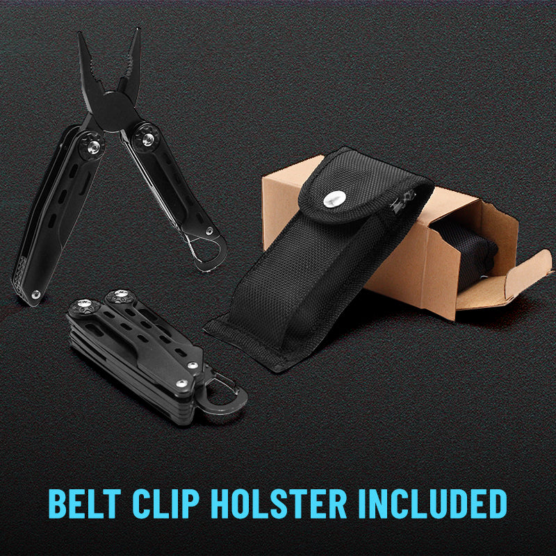 Official SUPCASE Limited Edition Pocket Tool - Black | Compact Multi-Tool for Camping, Hiking & Everyday Carry (EDC)
