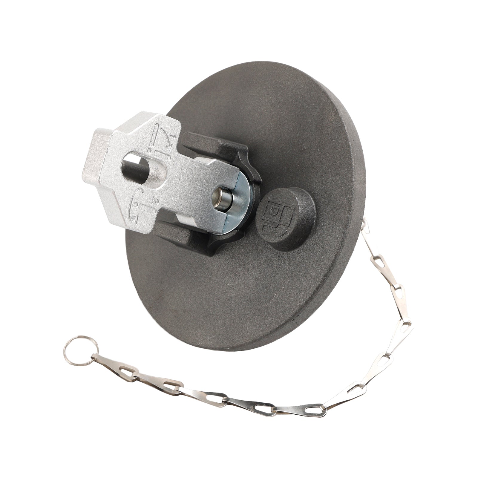 Volvo Fuel Cap Replacement - Compatible with A20C, A20D, A20E, A20F, A25C, A25E, A25F, A30C, A30D Models - Durable Locking Gas Tank Cap for Volvo Excavators & Construction Equipment