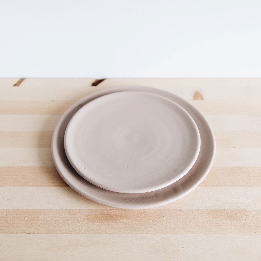 Premium Ceramic Dinner Plates - Elegant Sand Color for Stylish Dining, Perfect for Restaurants, Weddings & Home Decor