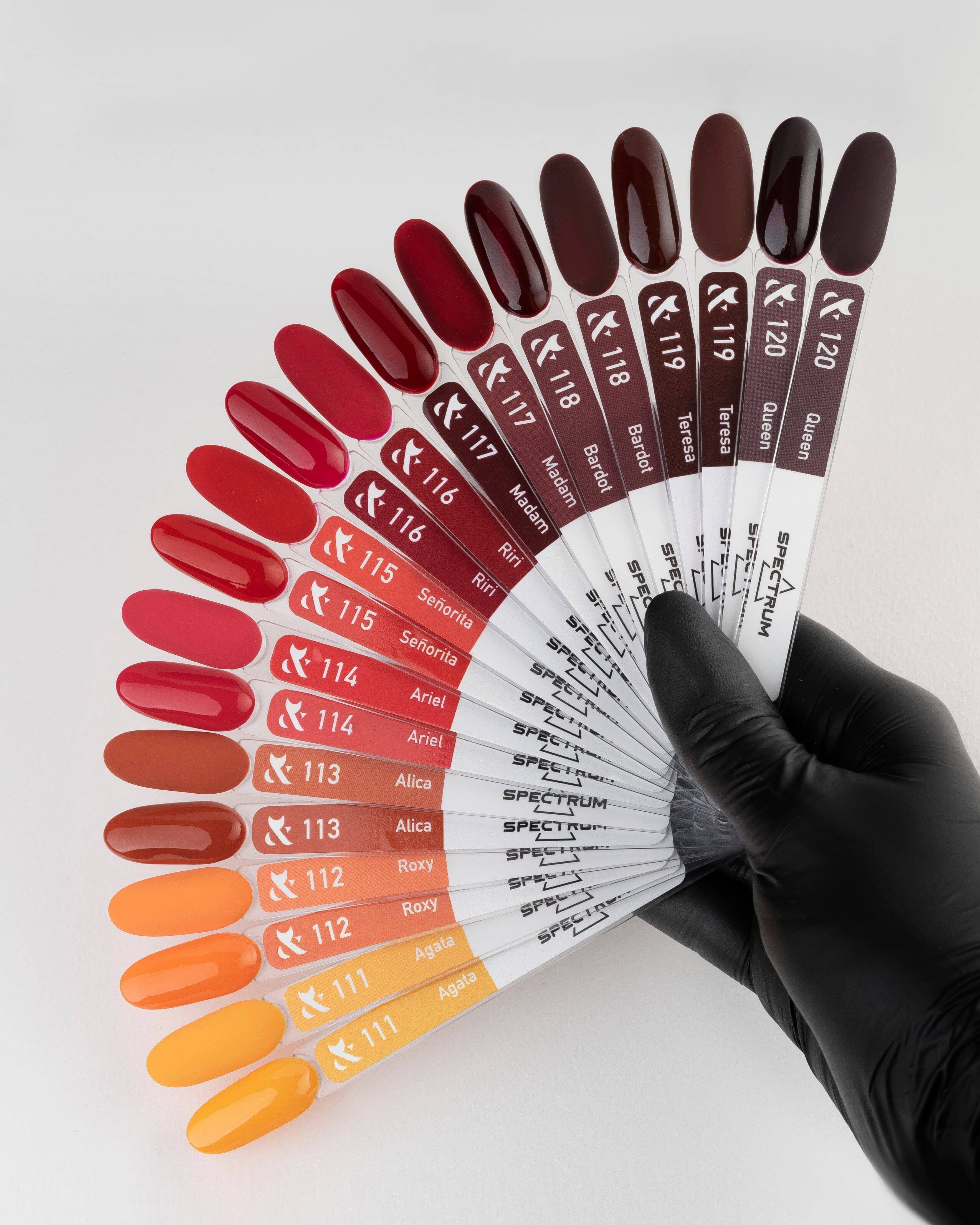 F.O.X Spectrum 115 - 14ml Nail Polish - Long Lasting Gel Polish for Professional Salon & Home Manicure - Perfect for Nail Art, French Tips & Special Occasions