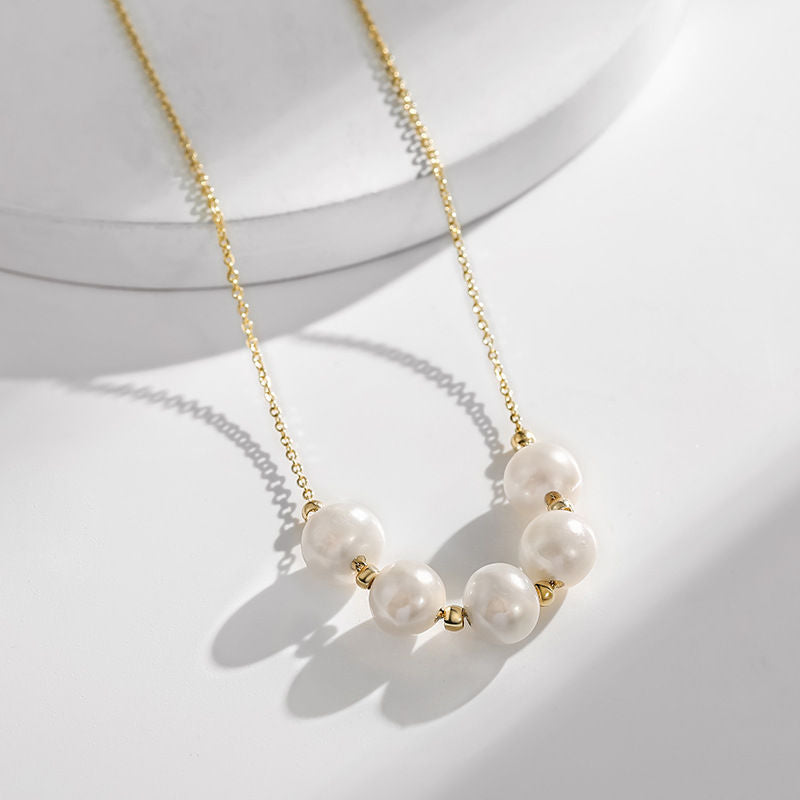 Elegant Freshwater Pearl Choker Necklace for Women | Classic White Pearl Jewelry Gift for Brides, Party & Special Occasions | A8286