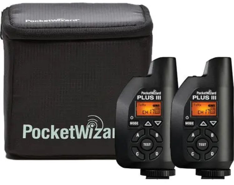 PocketWizard Plus IIIe 2 Transceiver Kit - Wireless Remote Trigger for Canon Nikon Sony DSLR Cameras - Perfect for Studio Photography & Outdoor Shooting