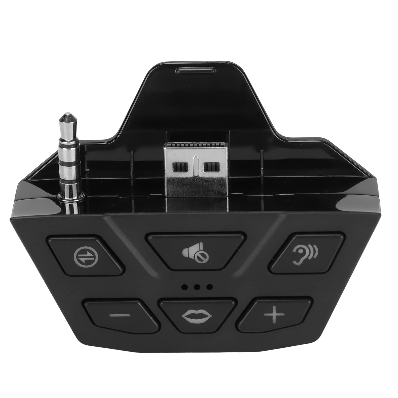 OLEQE Stereo Headset Adapter for Xbox One Controller - 3.5mm Gamepad Headphone Converter with Sound Enhancement | Perfect for Gaming, Streaming & Online Chat