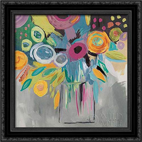 Canvas Art in a Black Ornate Wood Frame