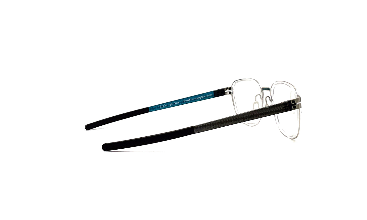 Blac Eyewear Rocks Sunglasses - Gravel 02 Frame in Graphite/Azure - Perfect for Outdoor Sports & Summer Fashion