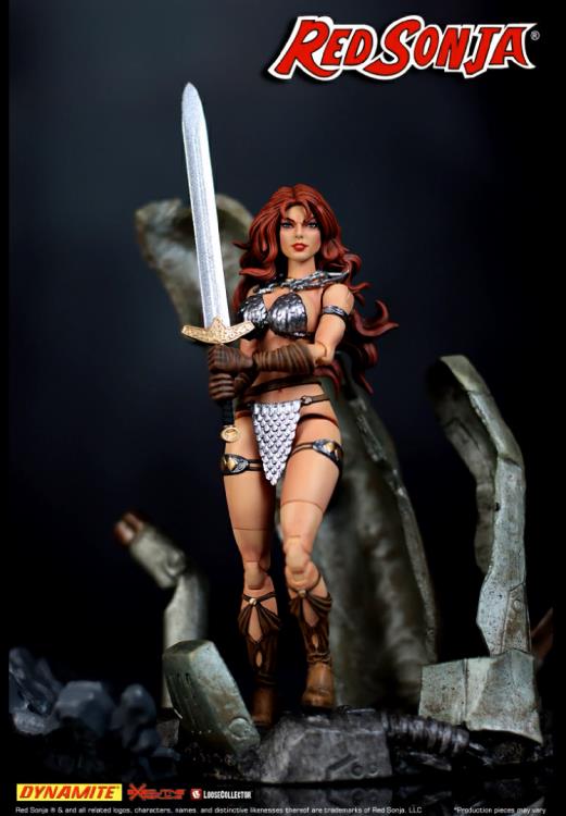 Red Sonja 1/12 Scale Action Figure - Executive Replicas ERLCRS01 - Collectible Fantasy Warrior Statue for Display & Role Play