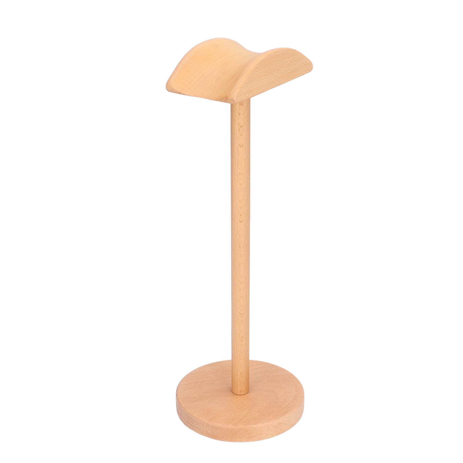 Premium Wooden Headphone Stand for Desk - Beech Gaming Headset Holder with Detachable Base, Fits Most Headphones - Perfect for Home Office, Gaming Setup & Workspace Organization