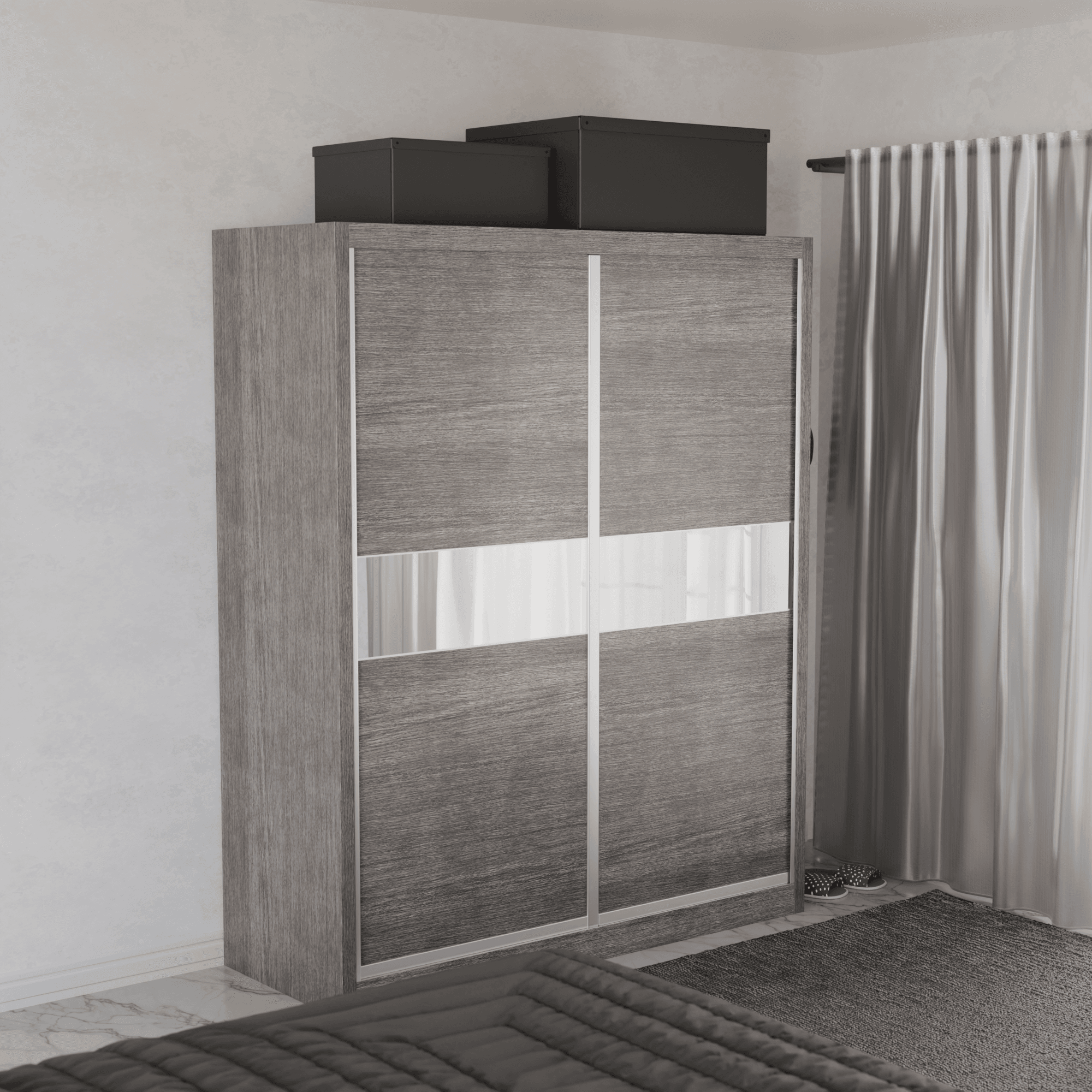 Modolva W01 Modular Wardrobe - Customizable Closet System for Bedroom & Closet Organization - Perfect for Small Spaces & Home Storage Solutions