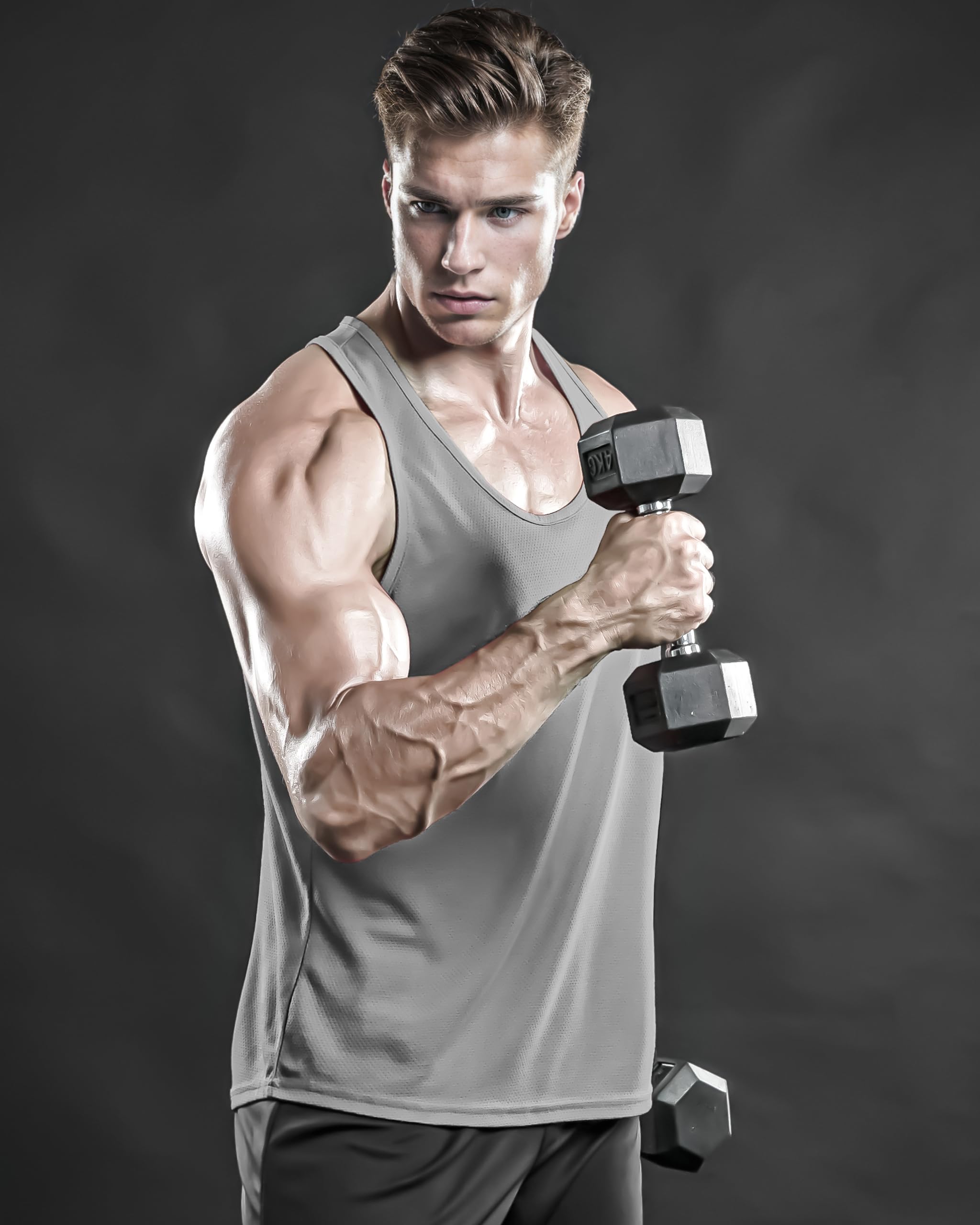 DRSKIN Men's 4/3/1 Pack Sleeveless Y-Back Tank Tops - Breathable Mesh Gym Shirts for Workout & Training - Moisture Wicking Athletic Shirts for Running, Fitness & Summer Outdoor Activities