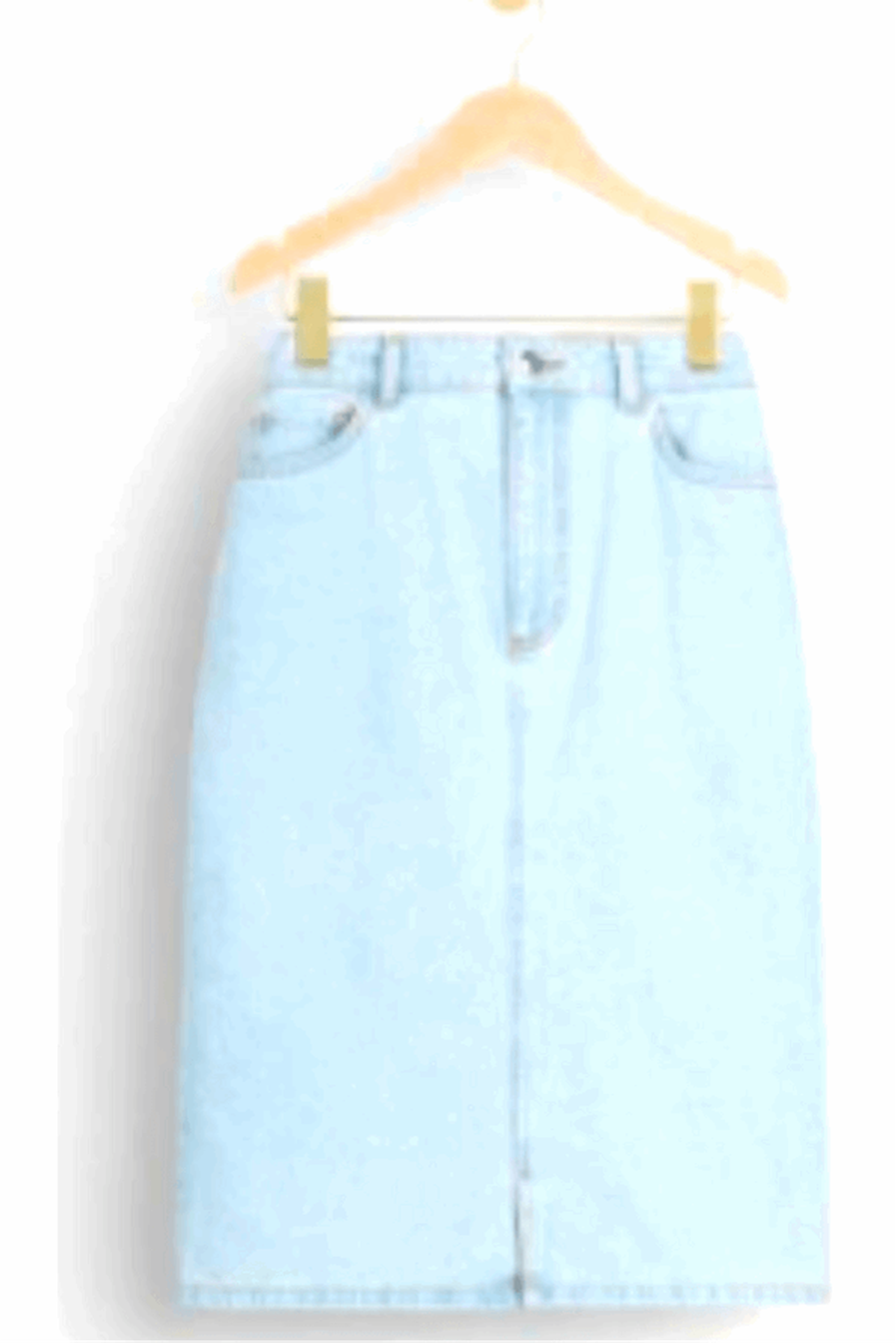 Lisa Blue Denim Skirt - Women's Knee-Length A-Line Denim Skirt | Modest & Stylish for Casual Wear, Office Outfits & Spring Fashion