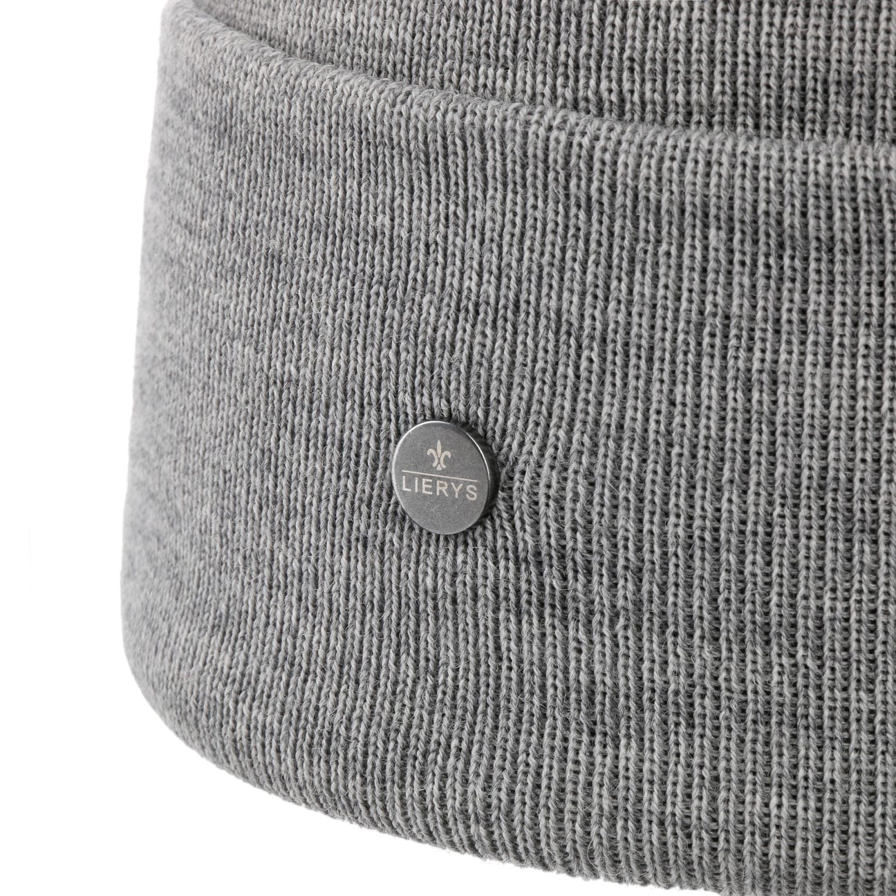 Lierys GOTS Certified Merino Wool Knit Hat with Foldable Cuff - Warm Winter Beanie for Outdoor Activities, Skiing & Hiking