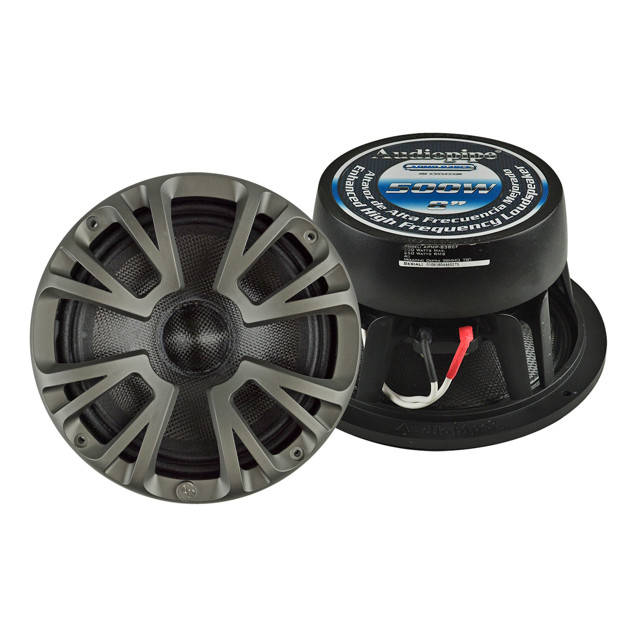 APMP 838CF 500W 8-Inch High Mid Frequency Loudspeaker - Professional Audio Speaker for Live Performances, DJ Sets, and Studio Recording