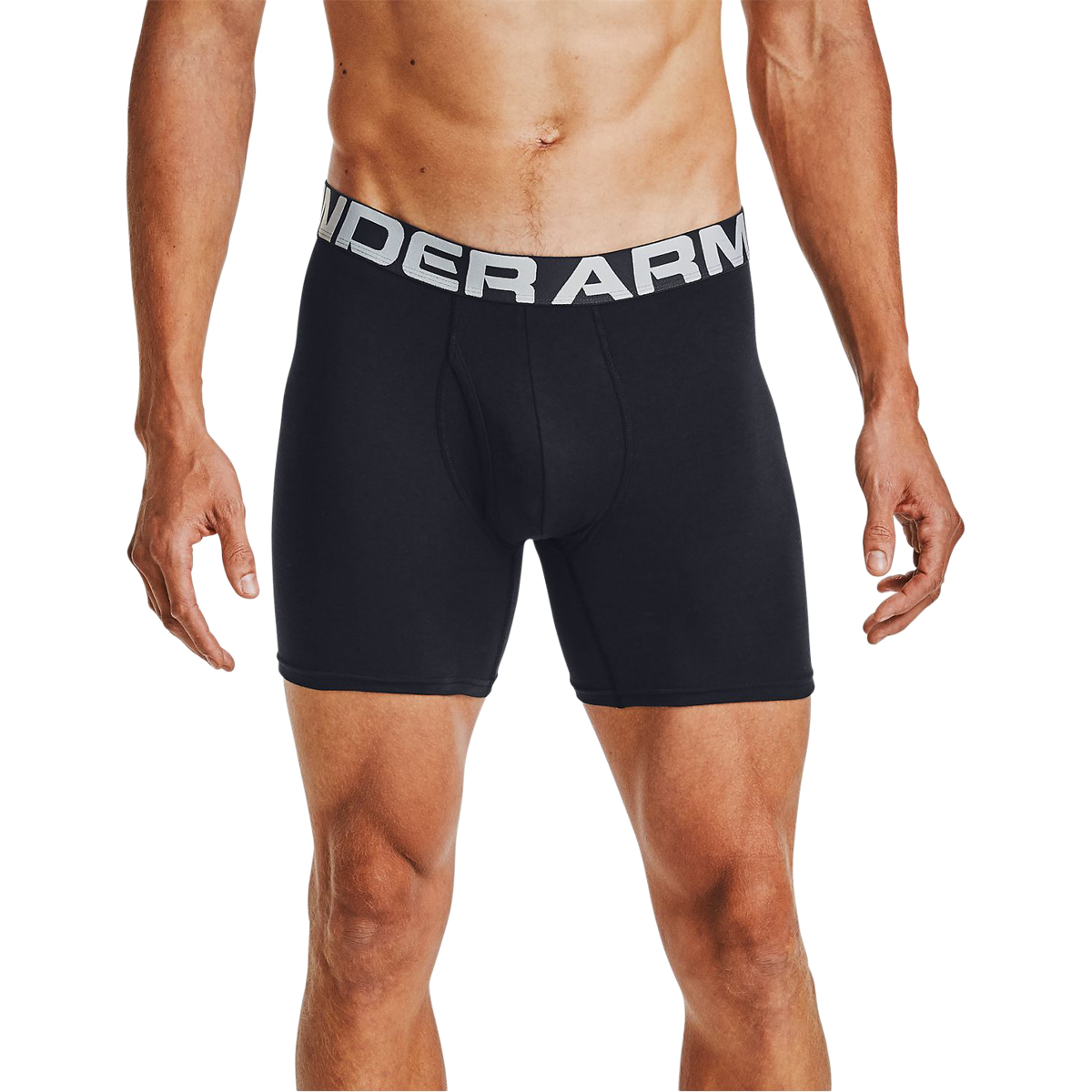 Charged Cotton Boxer Briefs 6-Pack (3-Pack) - Ultra Soft Men's Underwear for All-Day Comfort - Perfect for Workout, Travel & Everyday Wear