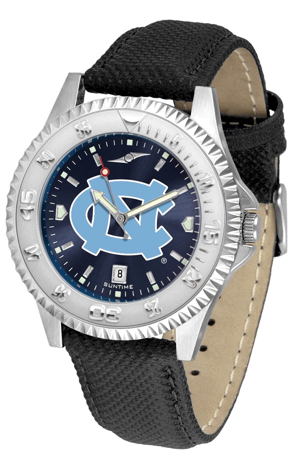 Sun Time North Carolina Tar Heels Competitor AnoChrome Men's Watch - Stylish Sports Chronograph for Game Days, Casual Wear & Collectors