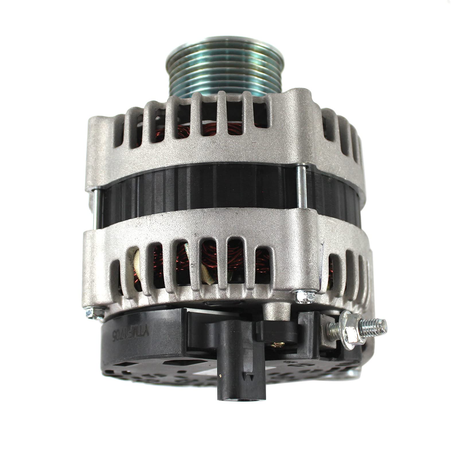 SINOCMP 5318120 Air Conditioning Compressor with Clutch Assembly & Alternator Generator for Cummins ISF3.8 Engine - Replacement Parts for Truck, Bus & Heavy Duty Vehicles - Perfect for Cooling System Repairs & Maintenance