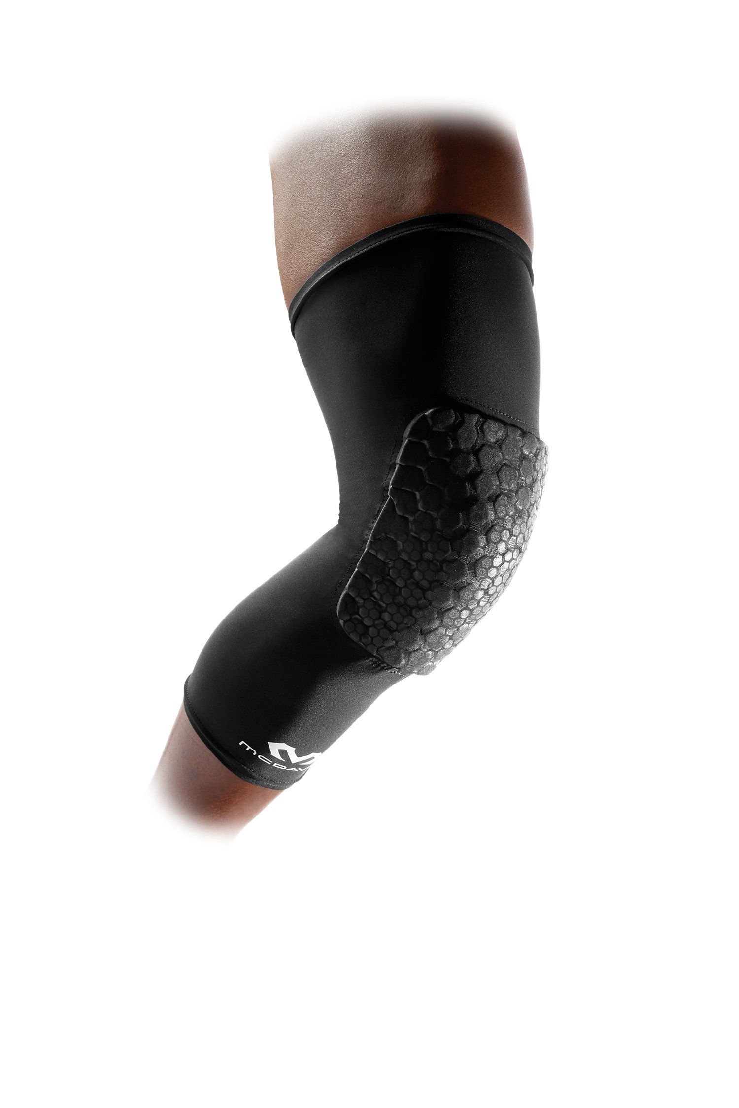 McDavid Teflx Padded Leg Sleeves & Compression Sleeves for Men & Women - Knee Support for Running, Basketball, Football & Workout - Pair of 2