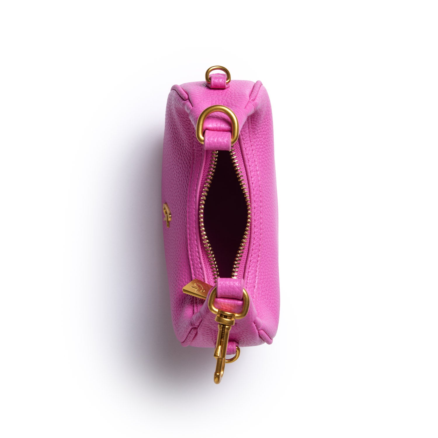 NANO PEBBLE HOBO BAG - Hot Pink Crossbody Purse for Women | Fashionable Shoulder Bag for Daily Use, Travel & Shopping