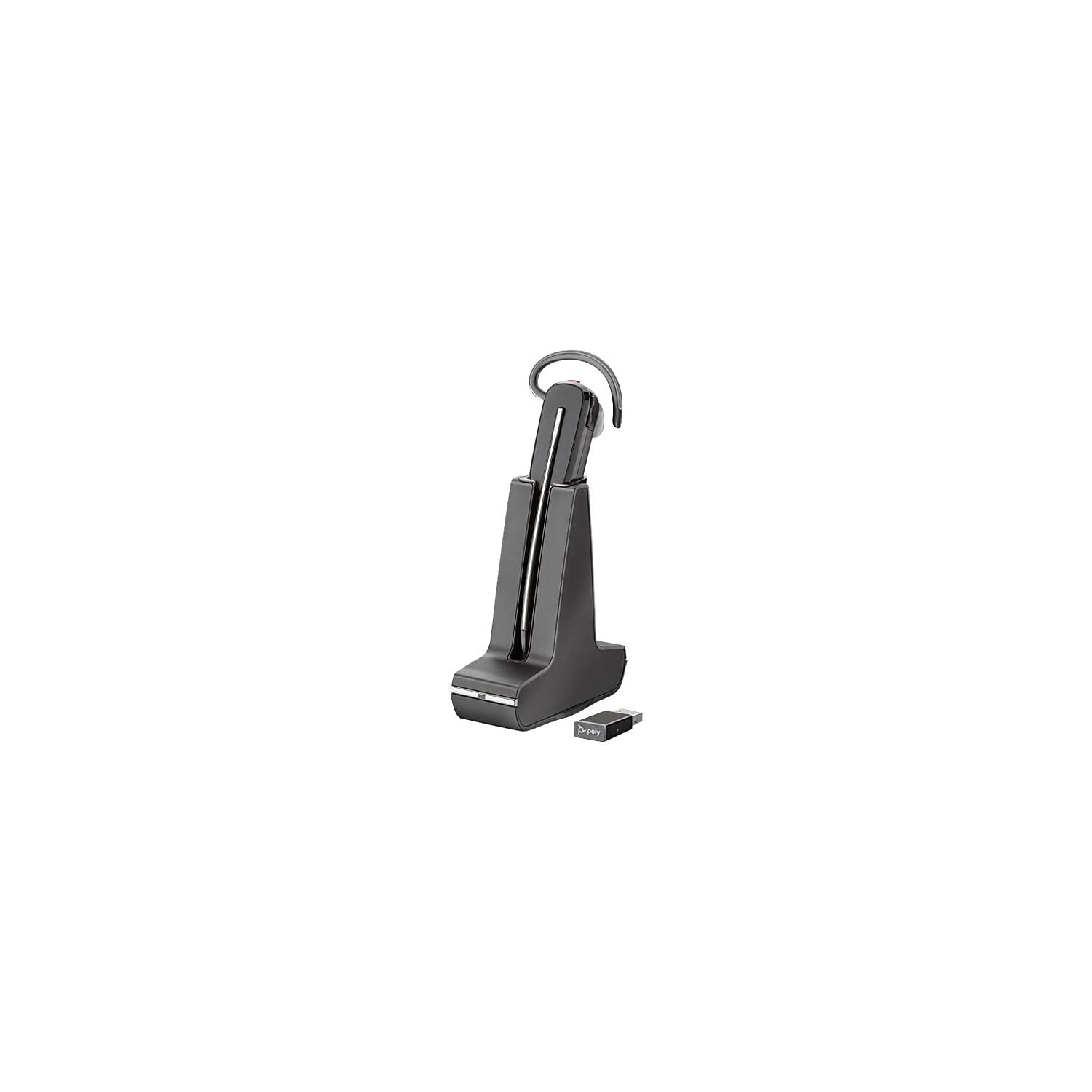 Plantronics Savi 8240 UC Convertible Wireless Headset - Noise Cancelling Bluetooth Headphones with Microphone for Office, Call Center & Remote Work (Black)