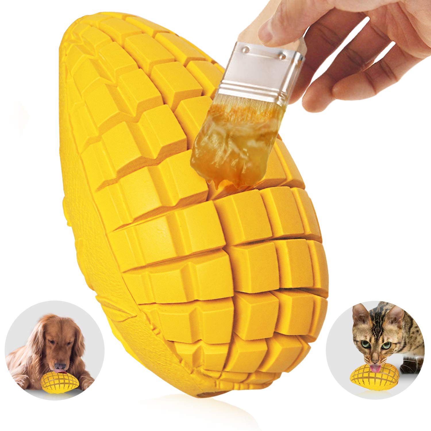 Durable Indestructible Dog Chew Toys for Aggressive Chewers - Tough Dental Chew Toys for Medium & Large Dogs - Non-Toxic Food Grade Puppy & Cat Toys - Perfect for Teething, Boredom Relief & Dental Health