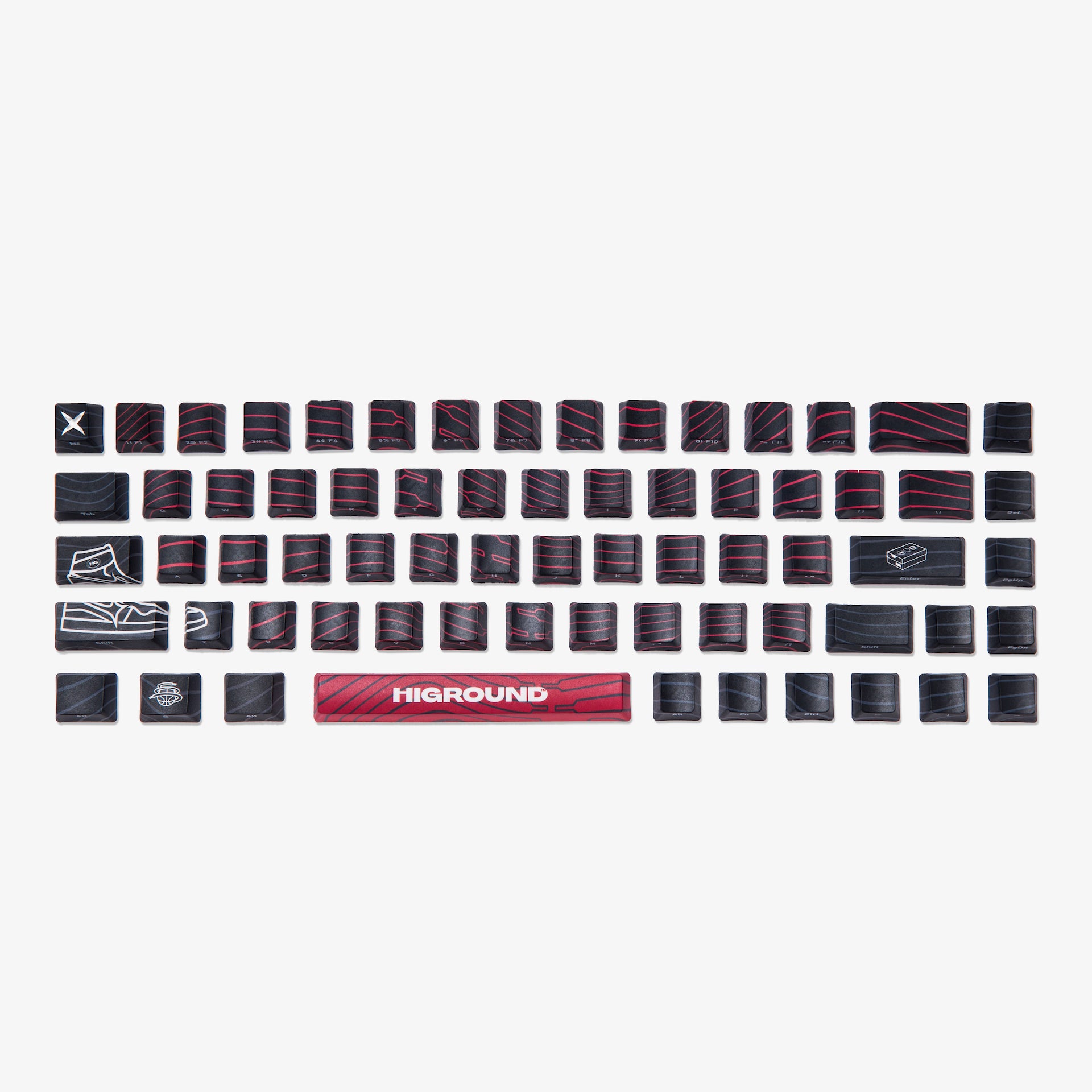 Custom IP Banned 1 Keycaps for Mechanical Keyboards - Gaming & Typing Accessories for PC & Mac - Perfect for Esports, Office & Streamers