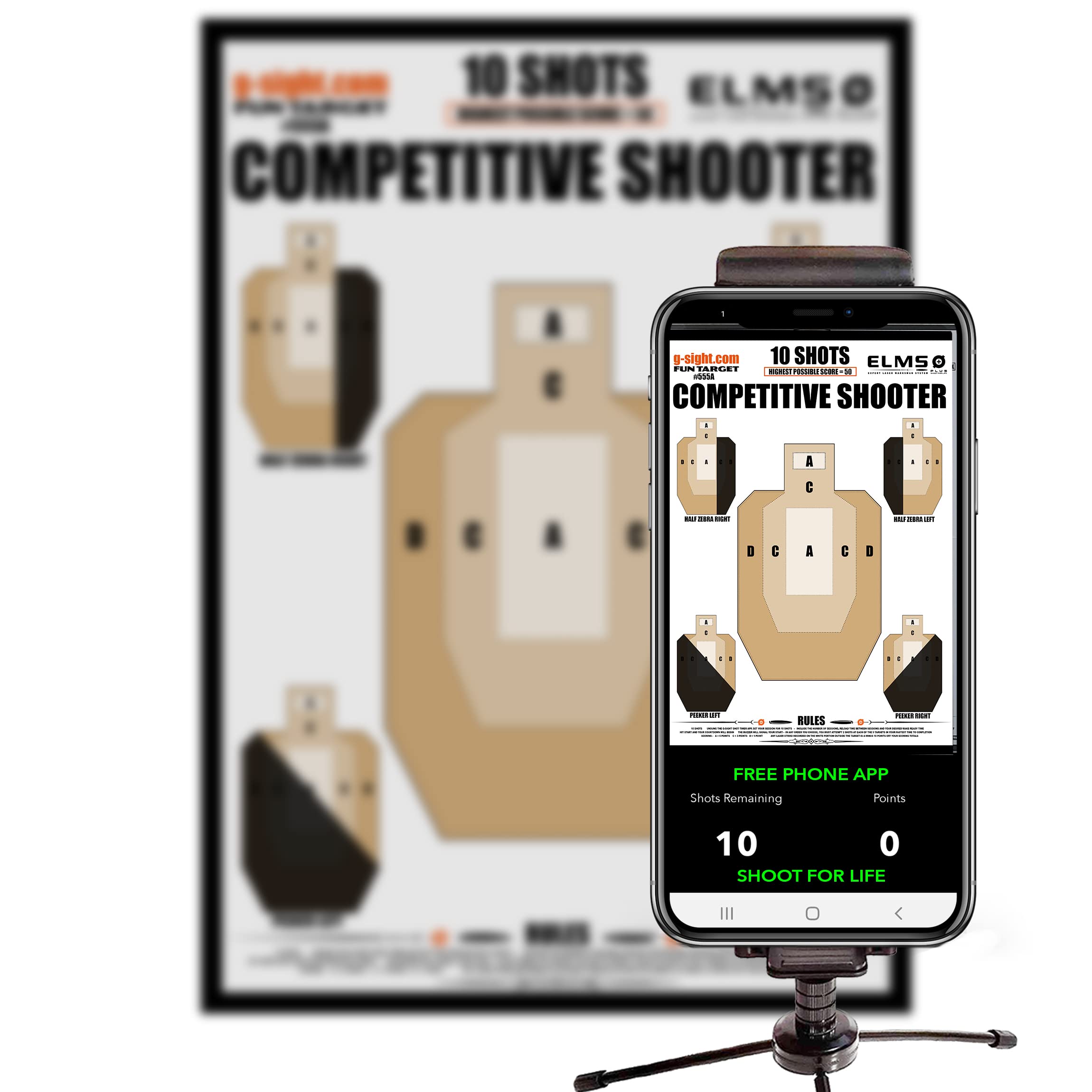 G-Sight Smart Targets - High Precision Shooting Accessories for Rifle & Pistol | Perfect for Hunting, Target Practice & Tactical Training