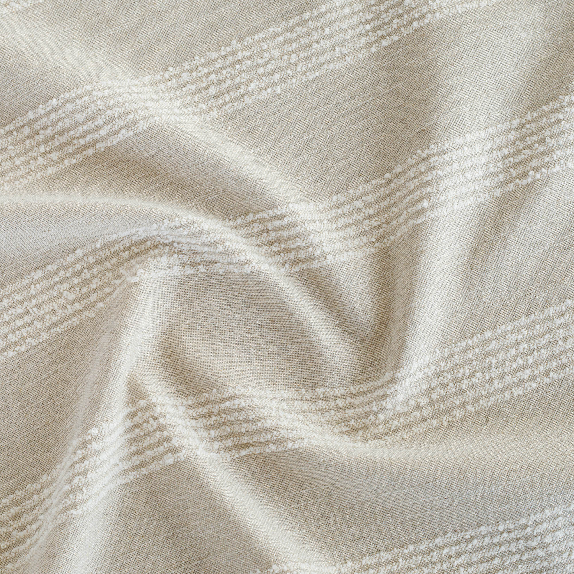 Finn Stripe Fabric - Natural Cotton Textile for DIY Crafts, Home Decor & Upholstery Projects | Premium Quality Material for Sewing, Quilting & Fashion Design