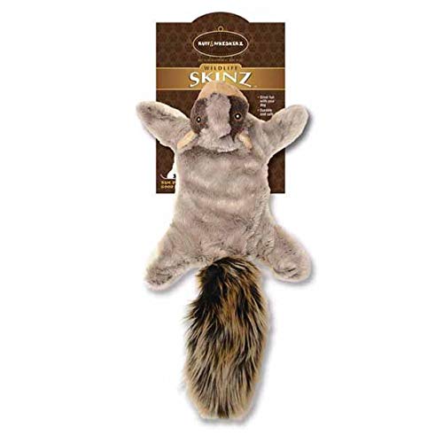 Ruff & Whiskerz Skinz Squirrel Dog Toy - Durable Chew Toy for Small & Medium Dogs - Interactive Squeaky Plush for Indoor & Outdoor Playtime