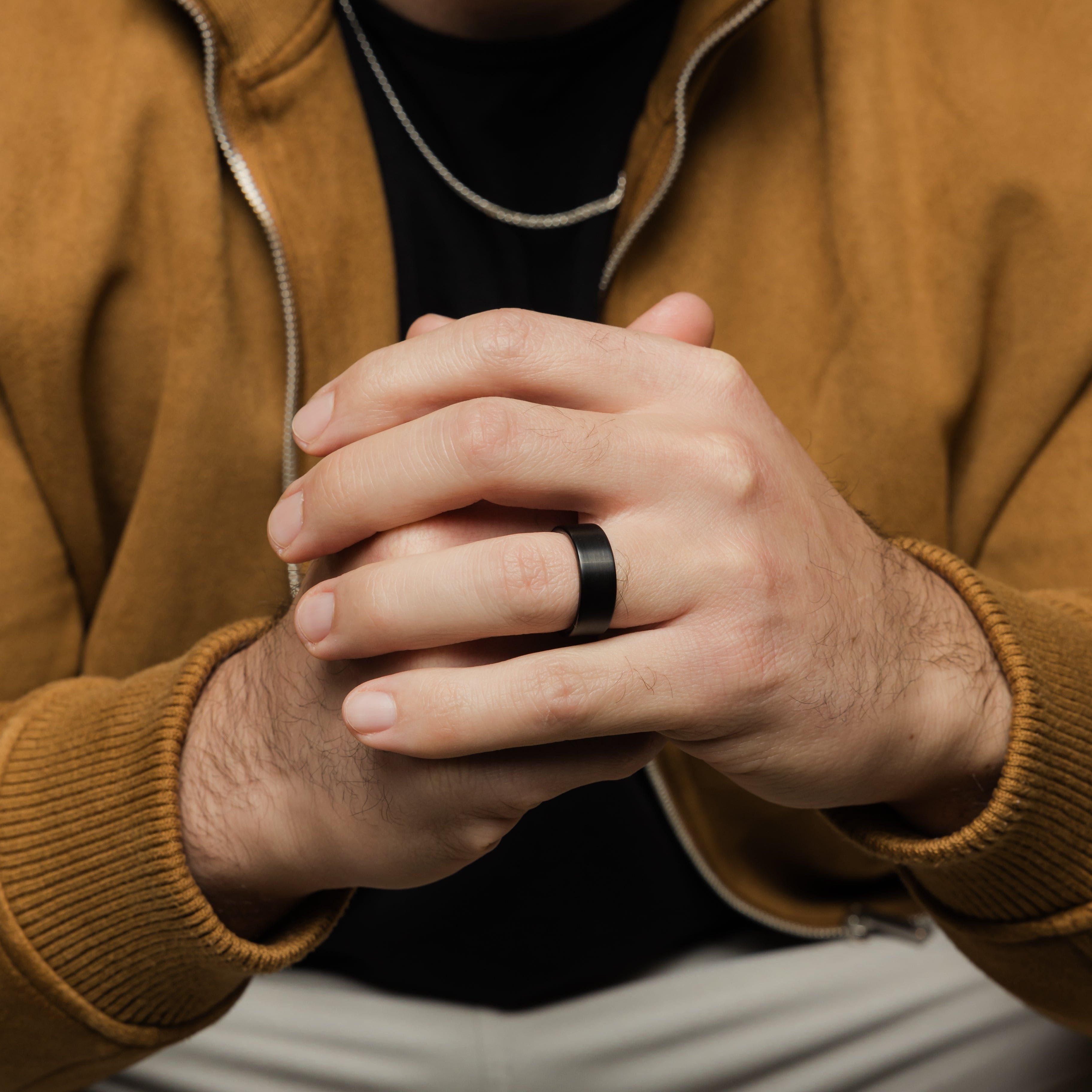 Premium Tungsten Flat Band Ring for Men - Durable & Hypoallergenic Wedding Band - Perfect for Everyday Wear, Gym & Outdoor Activities
