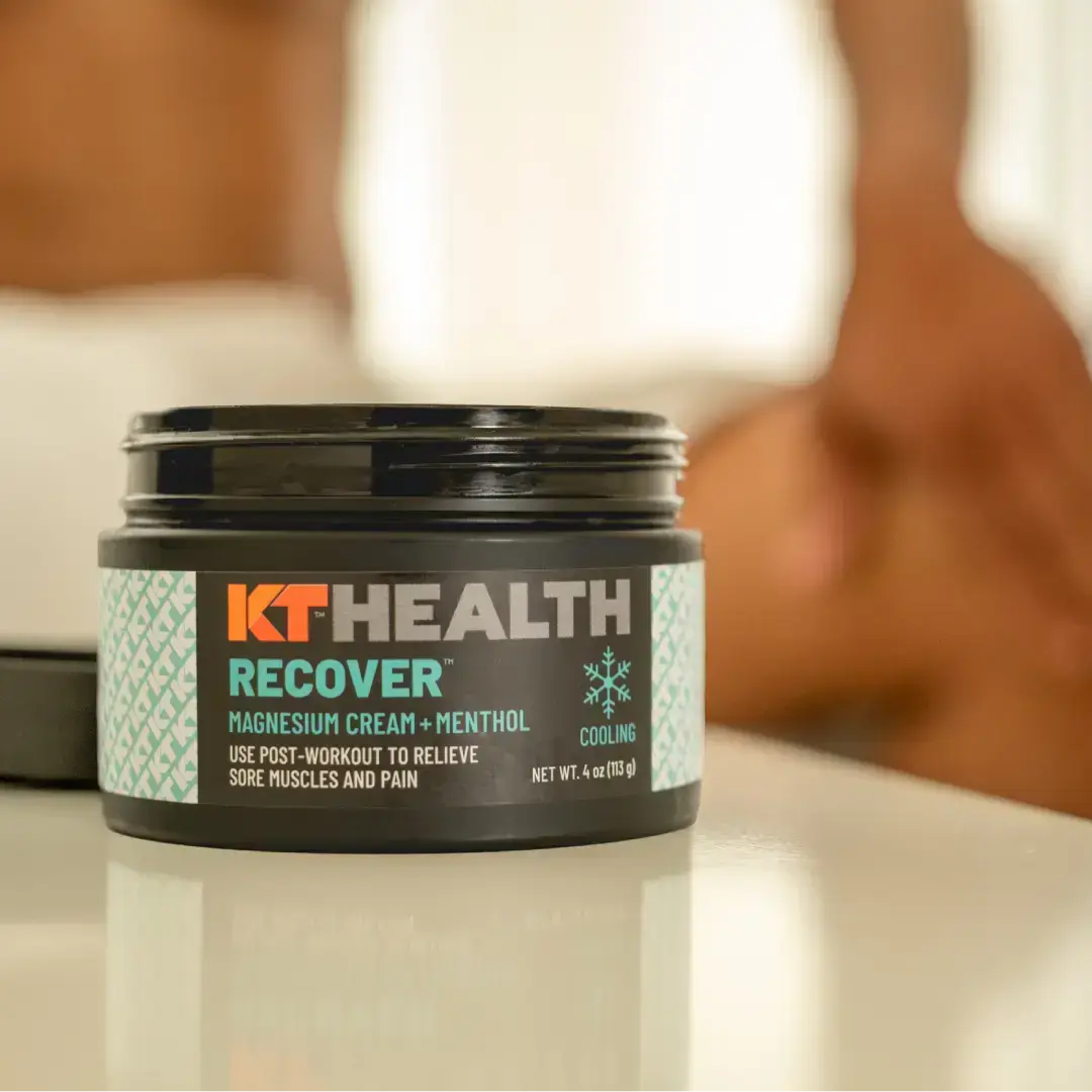 KT Health Magnesium Cream for Muscle Relaxation & Pain Relief - Natural Topical Solution for Athletes & Active Lifestyles