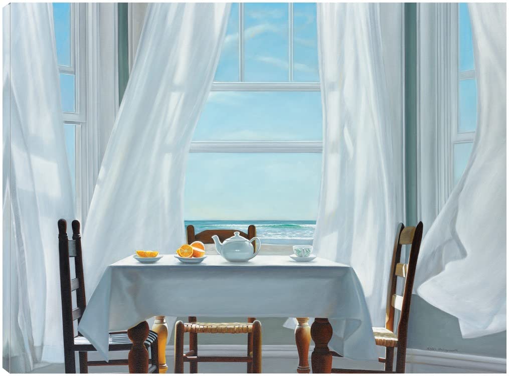 Becoming Centered by Karen Hollingsworth - Stunning Fine Art Canvas Wall Decor for Living Room, Bedroom, Office & More - Ready to Hang 56x42 inches - Perfect for Home, Office & Commercial Spaces