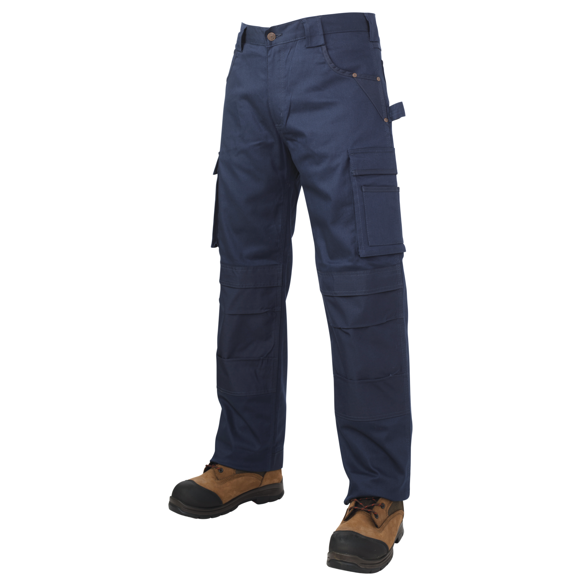 Tough Duck Relaxed Fit Flex Twill Carpenter Pants WP05 - Durable Work Pants for Construction & Carpentry | Comfortable Utility Pants for Outdoor Work & DIY Projects