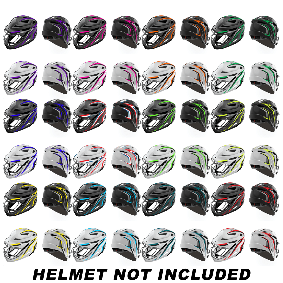 Easton Hellcat Softball Helmet Decal Kit - Custom Stickers for Baseball & Softball Helmets - Perfect for Team Uniforms, Tournaments & Player Personalization