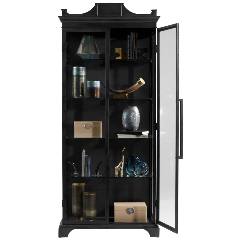 Cyan Design 10949 Bethlem Cabinet - Black Wooden Storage Cabinet for Living Room, Bedroom & Office Organization