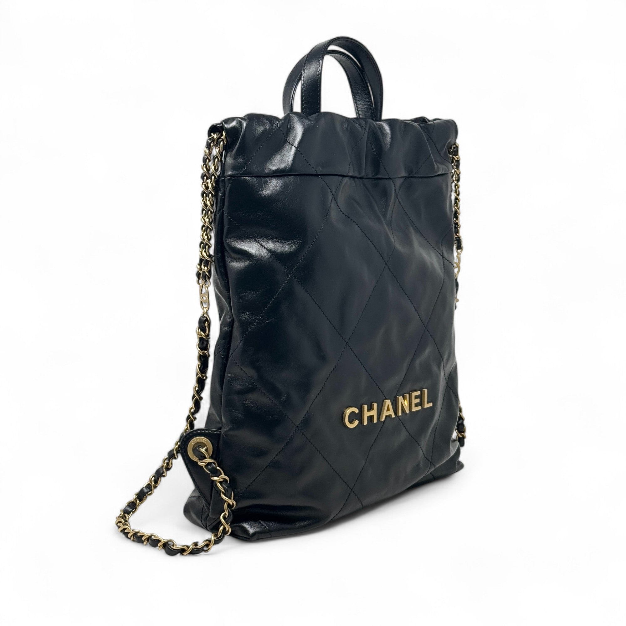 Chanel Black 22 Backpack - Luxury Quilted Leather Backpack for Women | Perfect for Travel, Work & Everyday Use