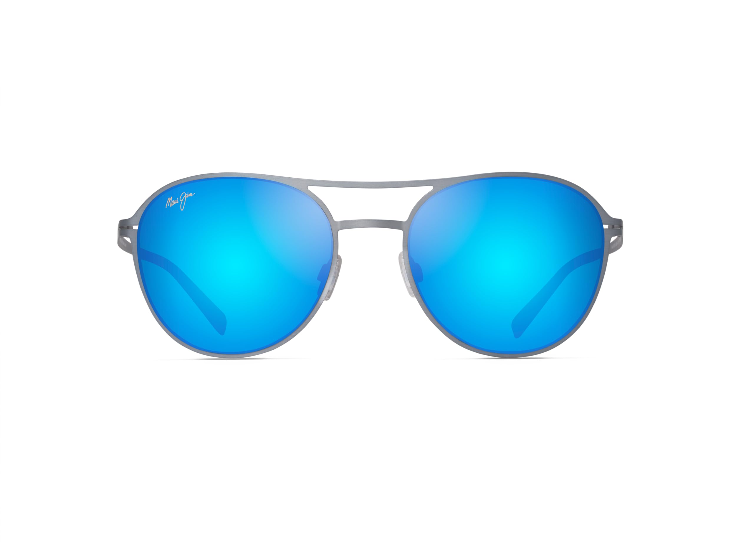 Maui Jim Half Moon Round Polarized Sunglasses for Men & Women - UV Protection, Stylish Aviator Shades for Driving, Beach & Outdoor Activities