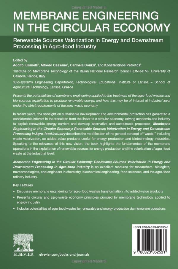 Membrane Engineering in Circular Economy: Renewable Energy & Agro-Food Processing Solutions | Sustainable Water Treatment & Waste Valorization for Eco-Friendly Industries