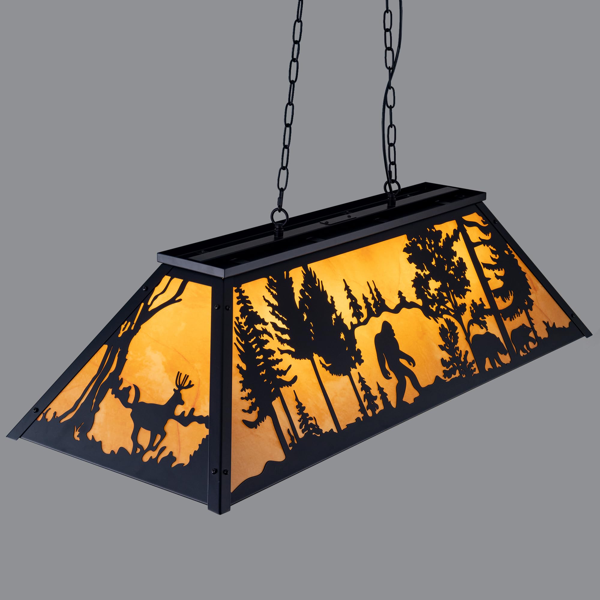 TOCHIC Tiffany Style Pool Table Chandelier - 48