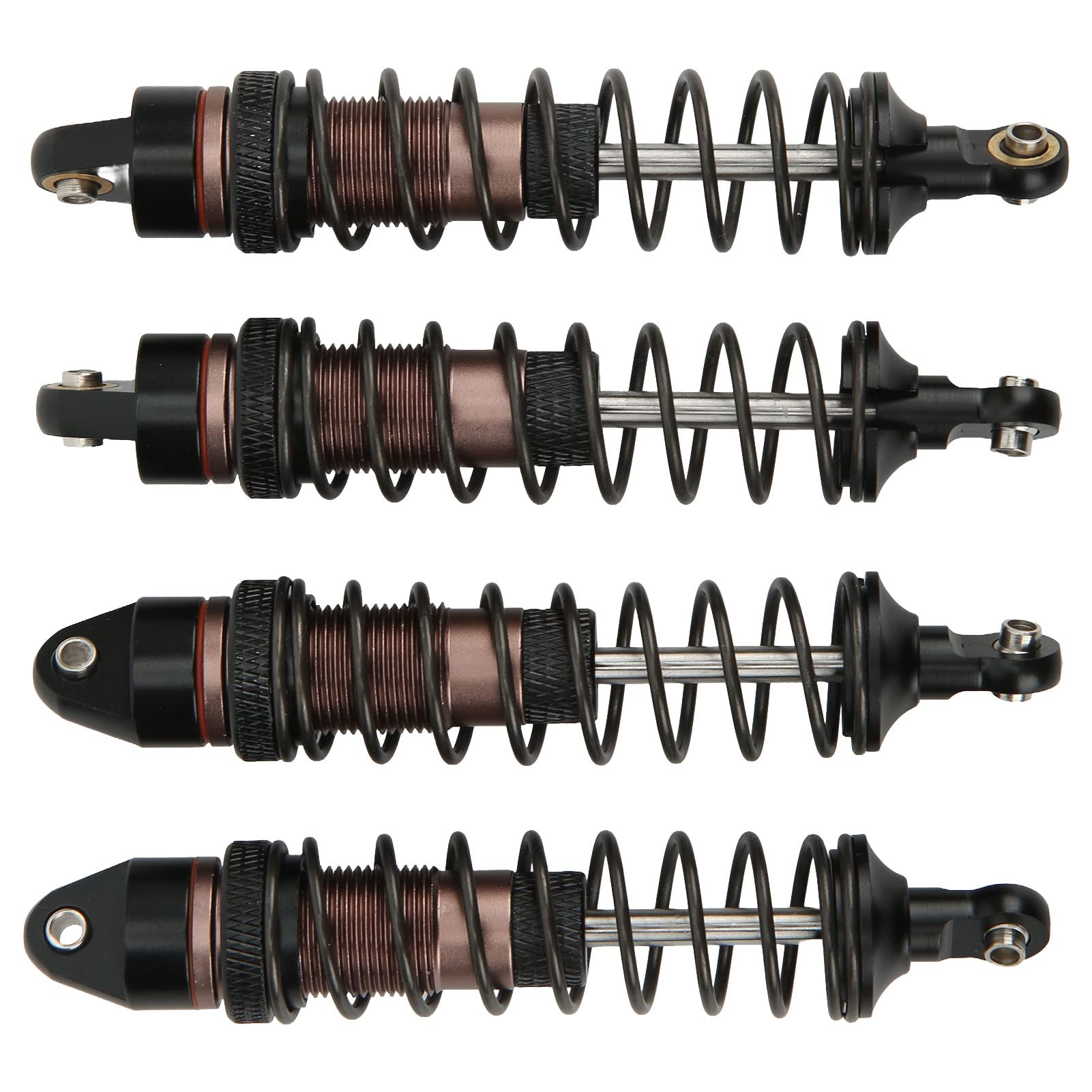 High-Performance Kadimendium RC Metal Shock Absorber - Aluminum Alloy 4pcs Set for 1/10 Scale RC Cars - Easy Installation & Superior Balance - Perfect for Off-Road Racing, Crawling & Drifting