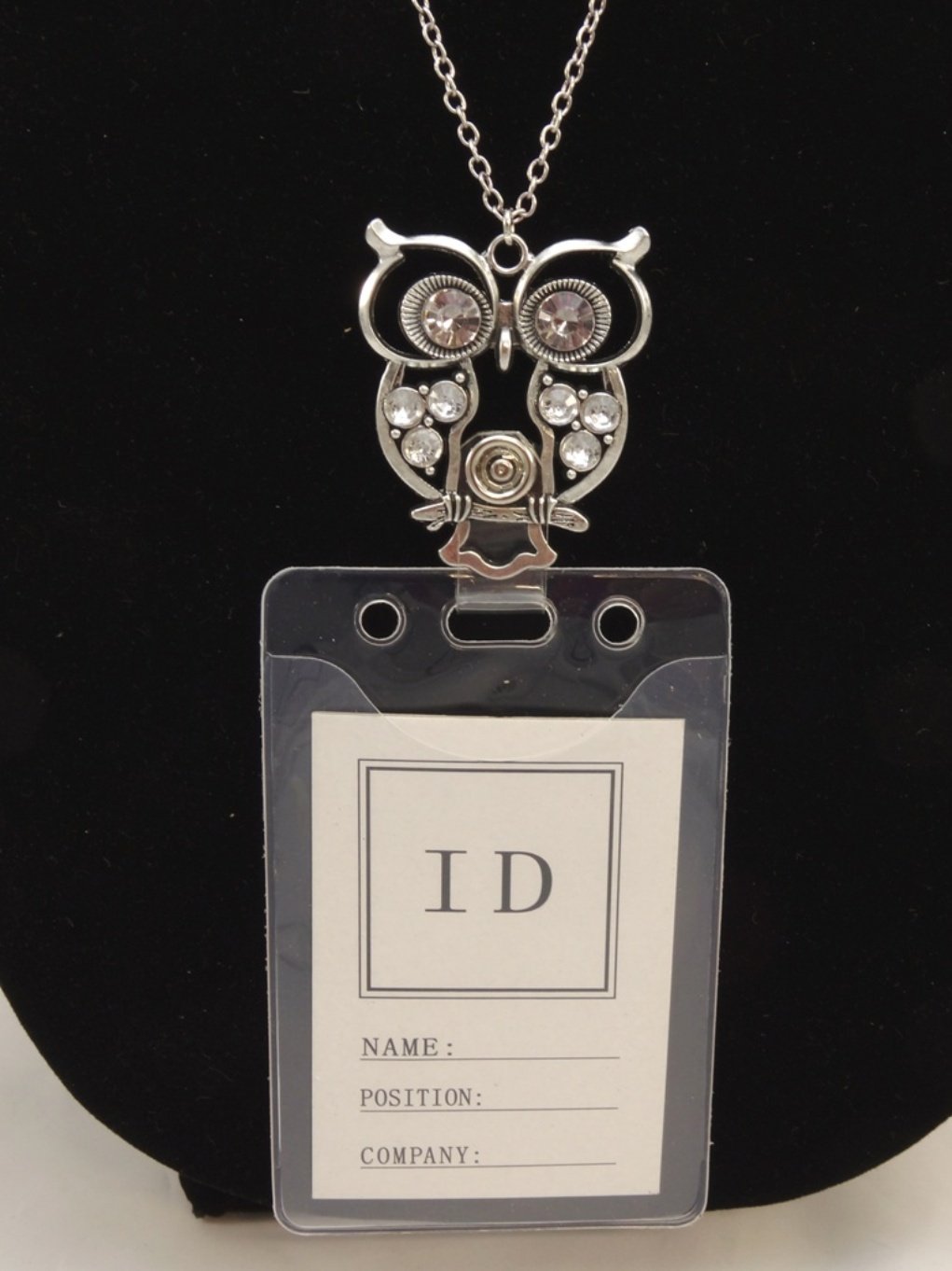 Stylish Owl Eyeglass & ID Badge Holder Necklace Lanyard - Trendy Accessory for Work, School, or Everyday Use